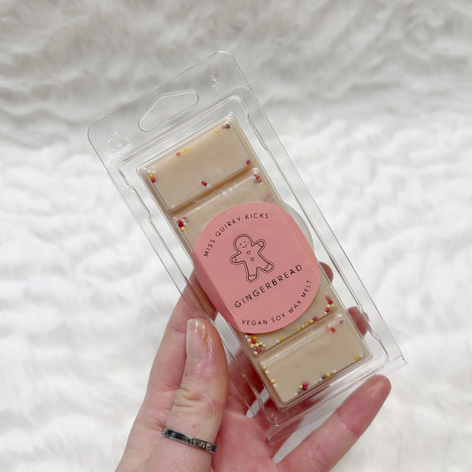 Vegan Soy Wax Melt Snap Bar - Gingerbread Scent - FRIDAY