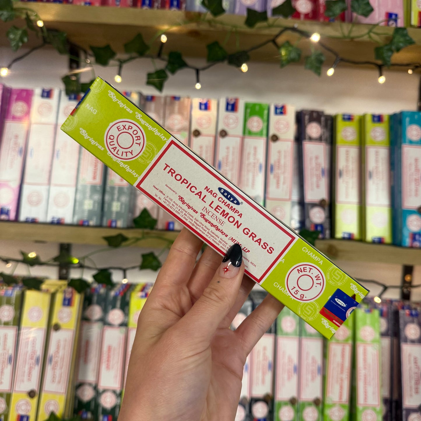 Tropical Lemon Grass  Satya Incense