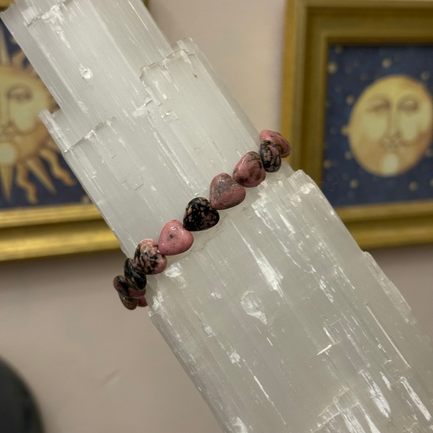 Rhodonite Heart Bracelet