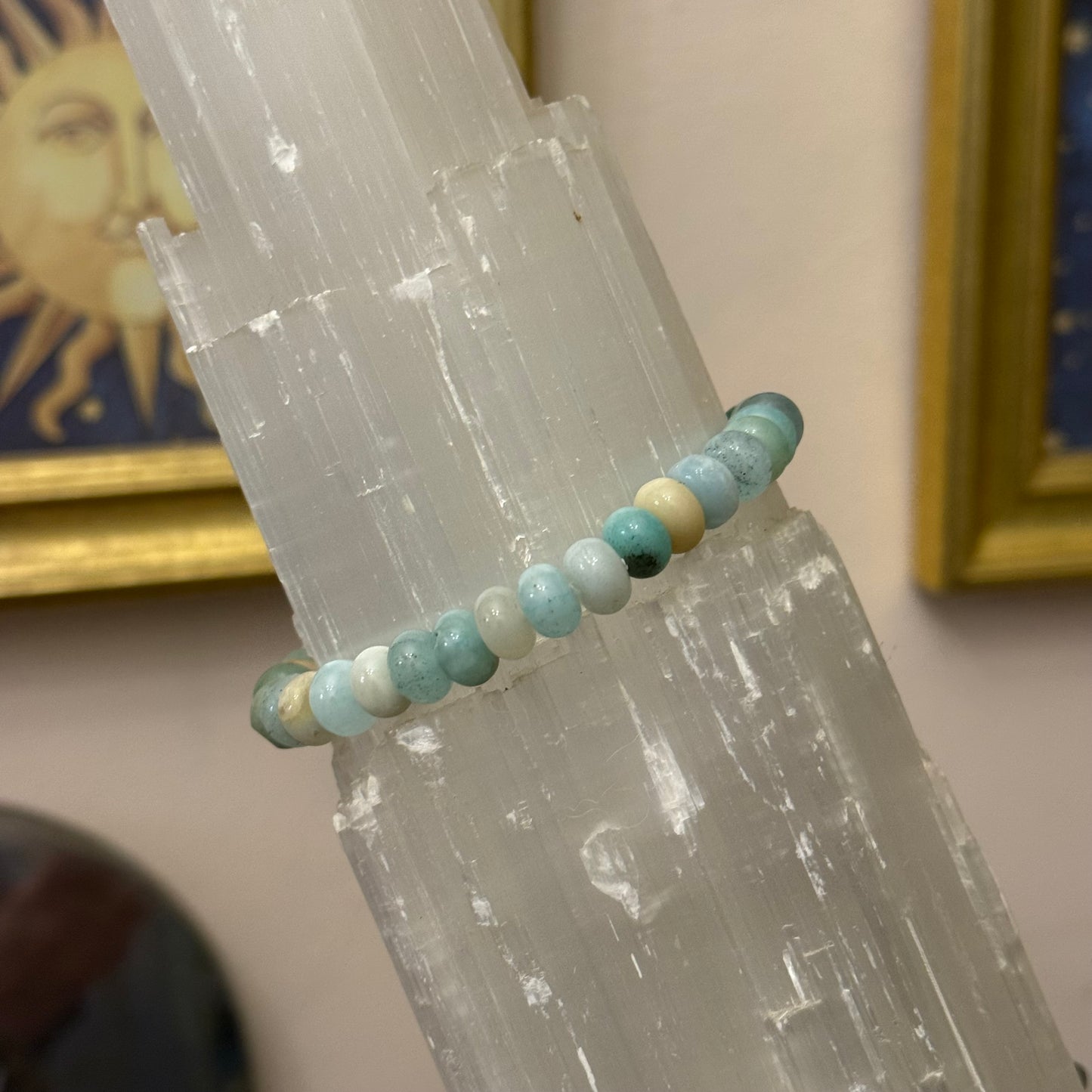 Amazonite Donut Bracelet