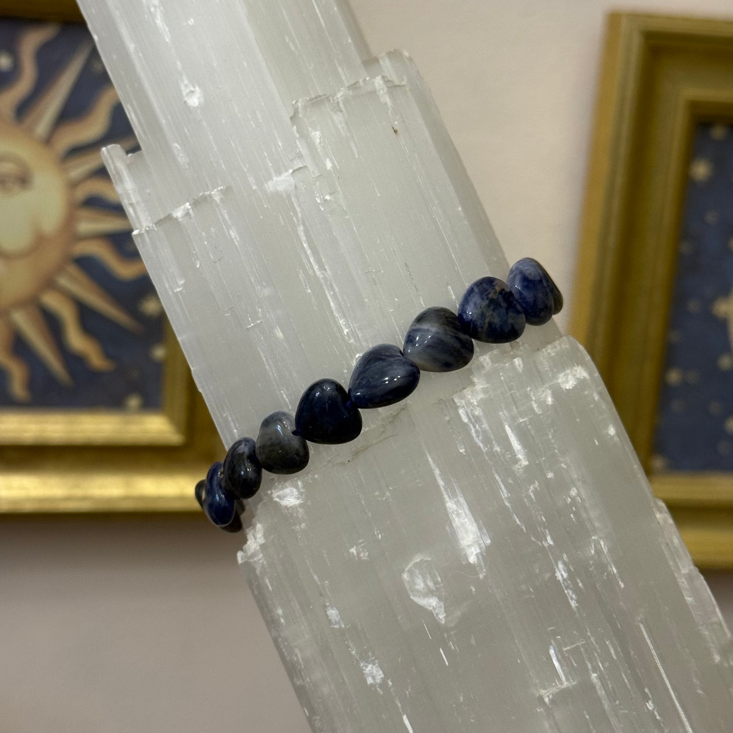 Sodalite Heart Bracelet