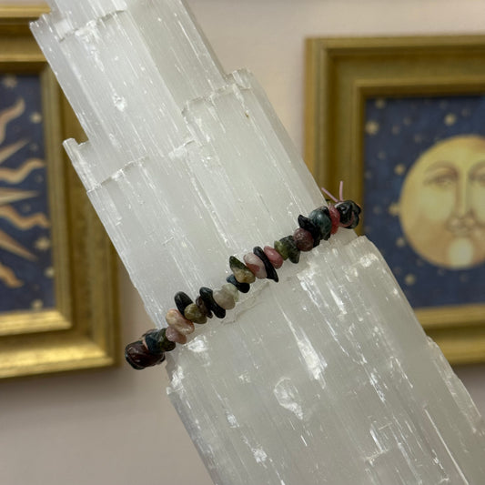 Watermelon Tourmaline Bracelet