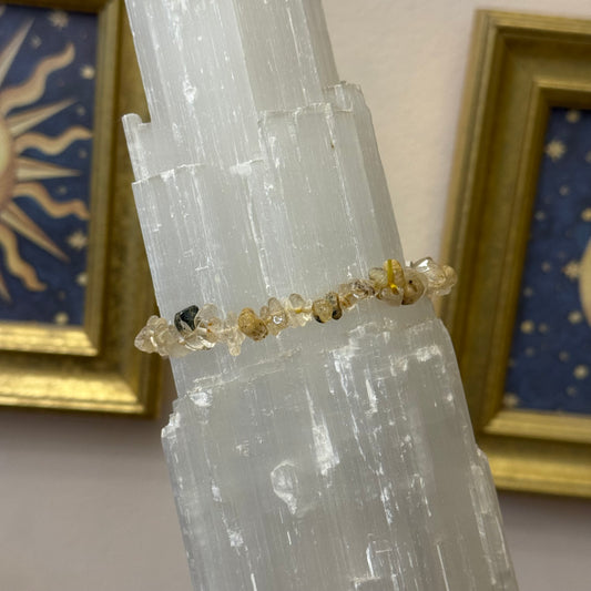 Golden Rutilated Quartz Bracelet