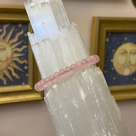 Rose Quartz Donut Bracelet