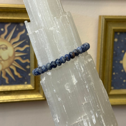 Sodalite Donut Bracelet