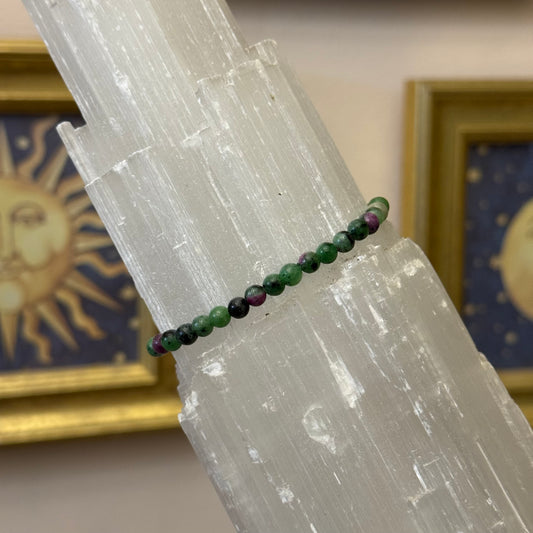 Ruby In Zoisite Bracelet