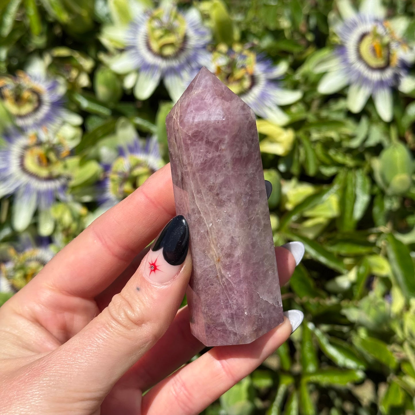 Lavender Rose Quartz Tower