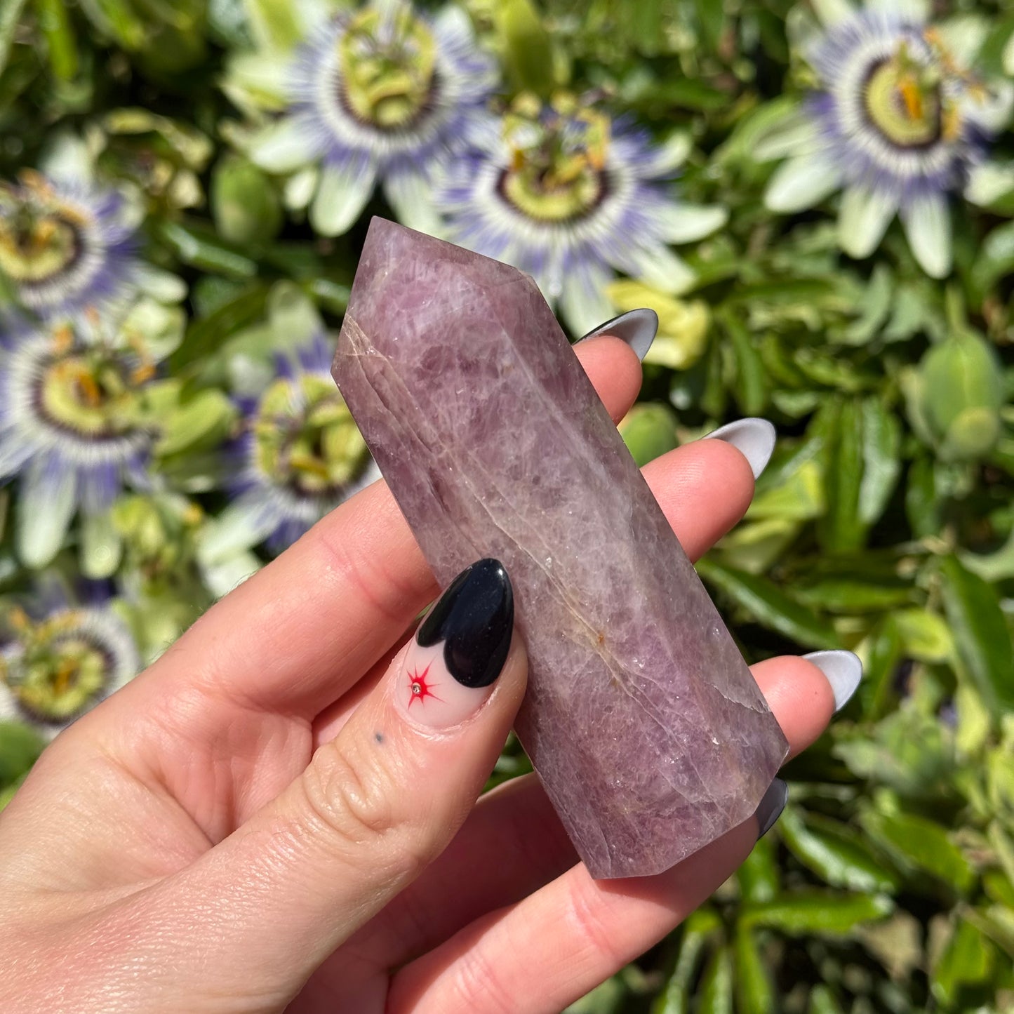 Lavender Rose Quartz Tower