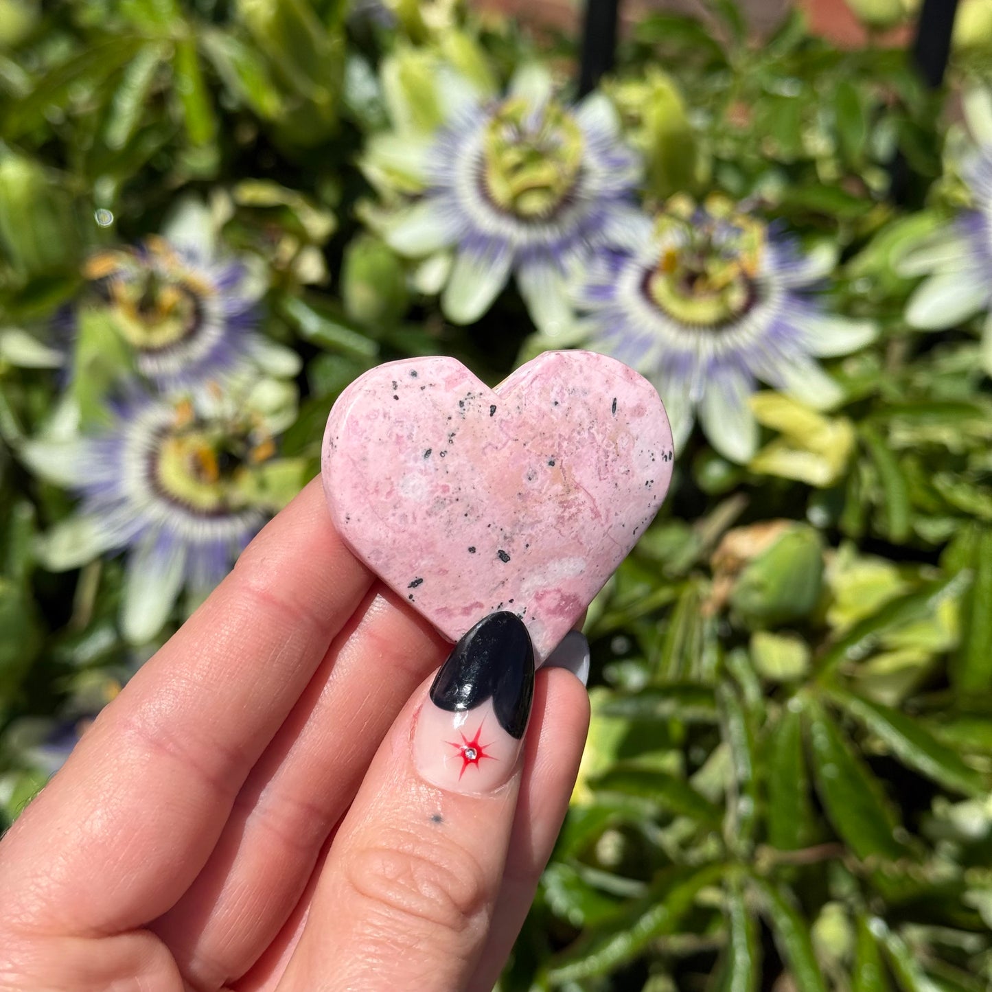 Peruvian Rhodonite Heart