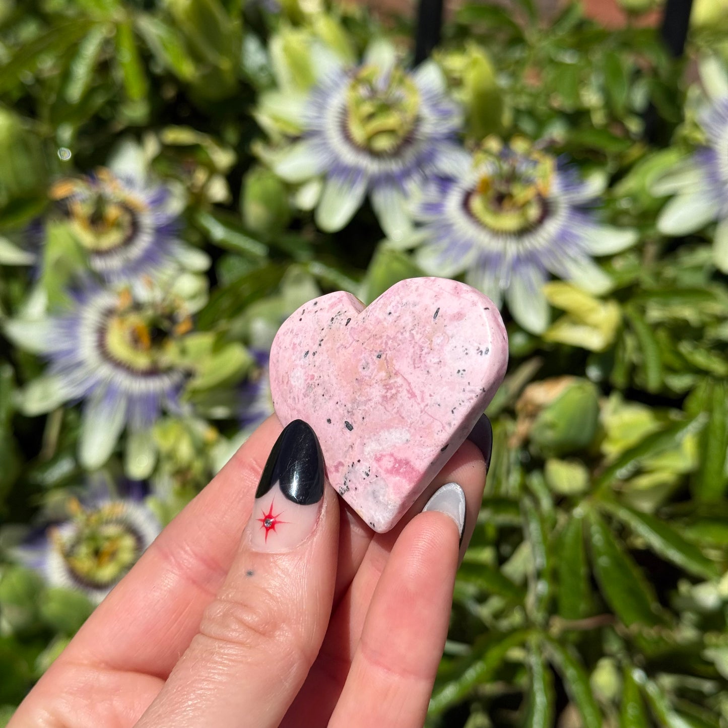 Peruvian Rhodonite Heart