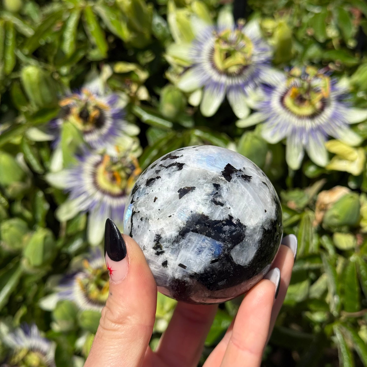 Rainbow Moonstone Sphere