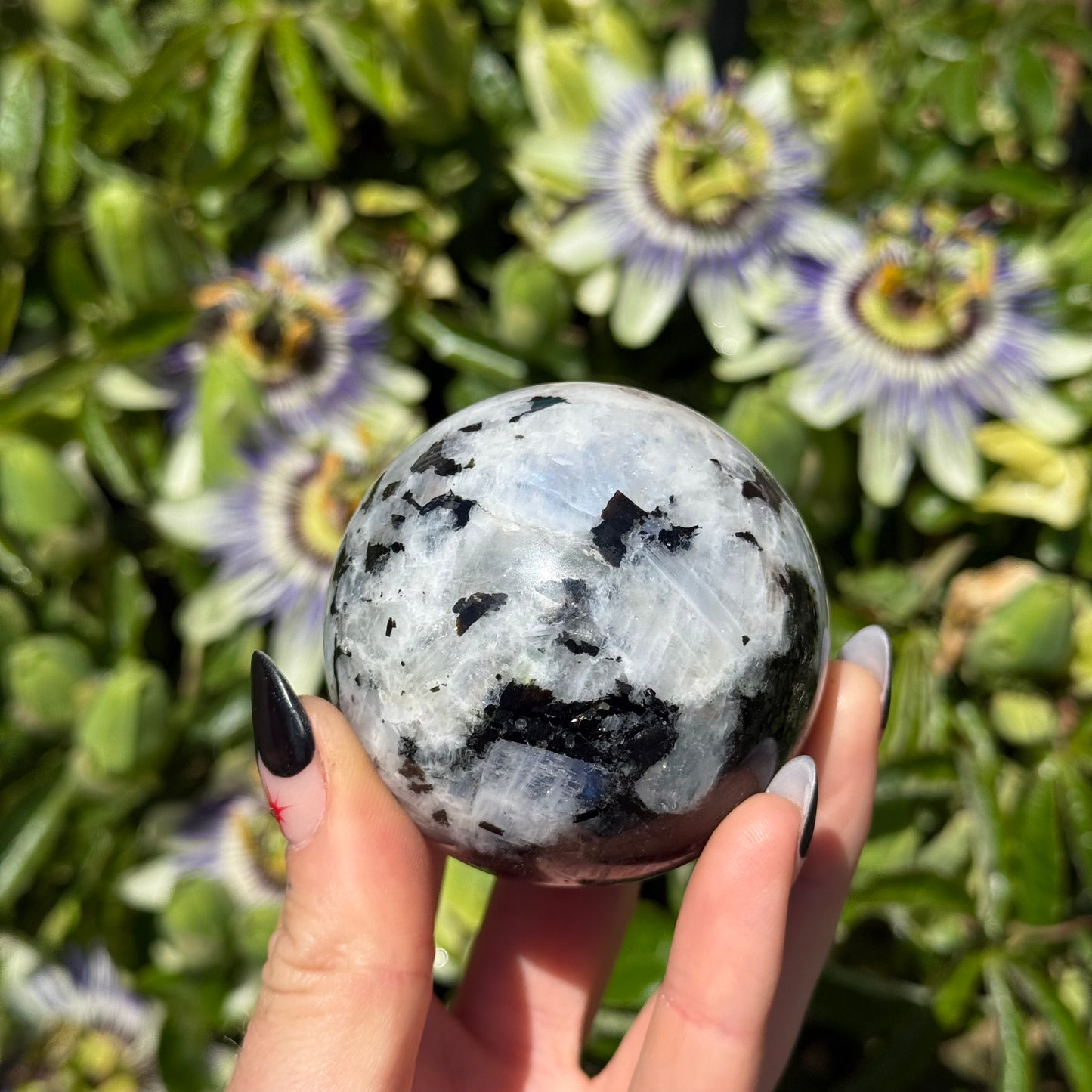Rainbow Moonstone Sphere