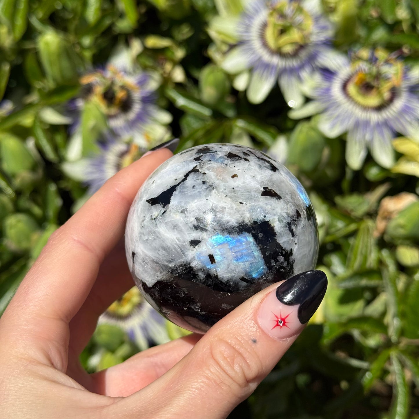 Rainbow Moonstone Sphere