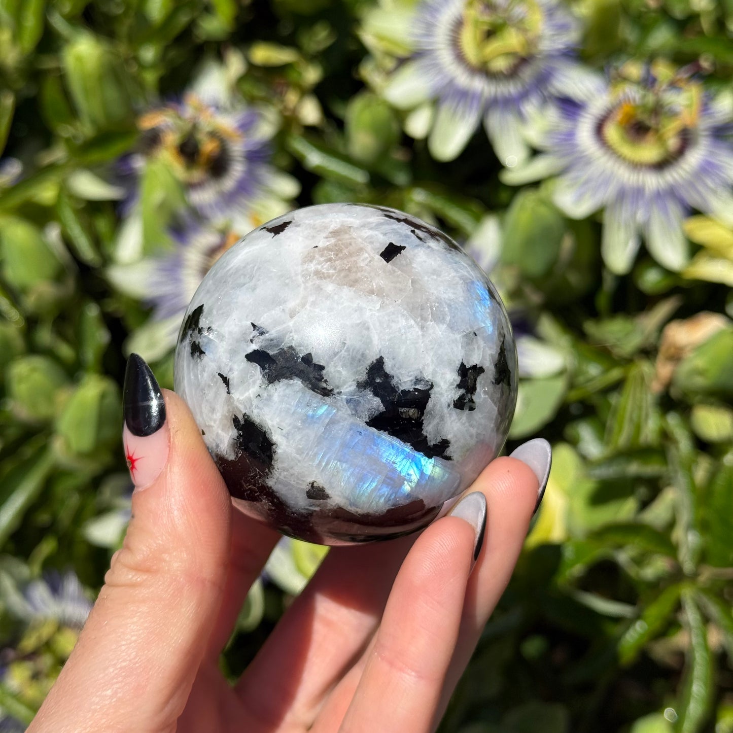 Rainbow Moonstone Sphere