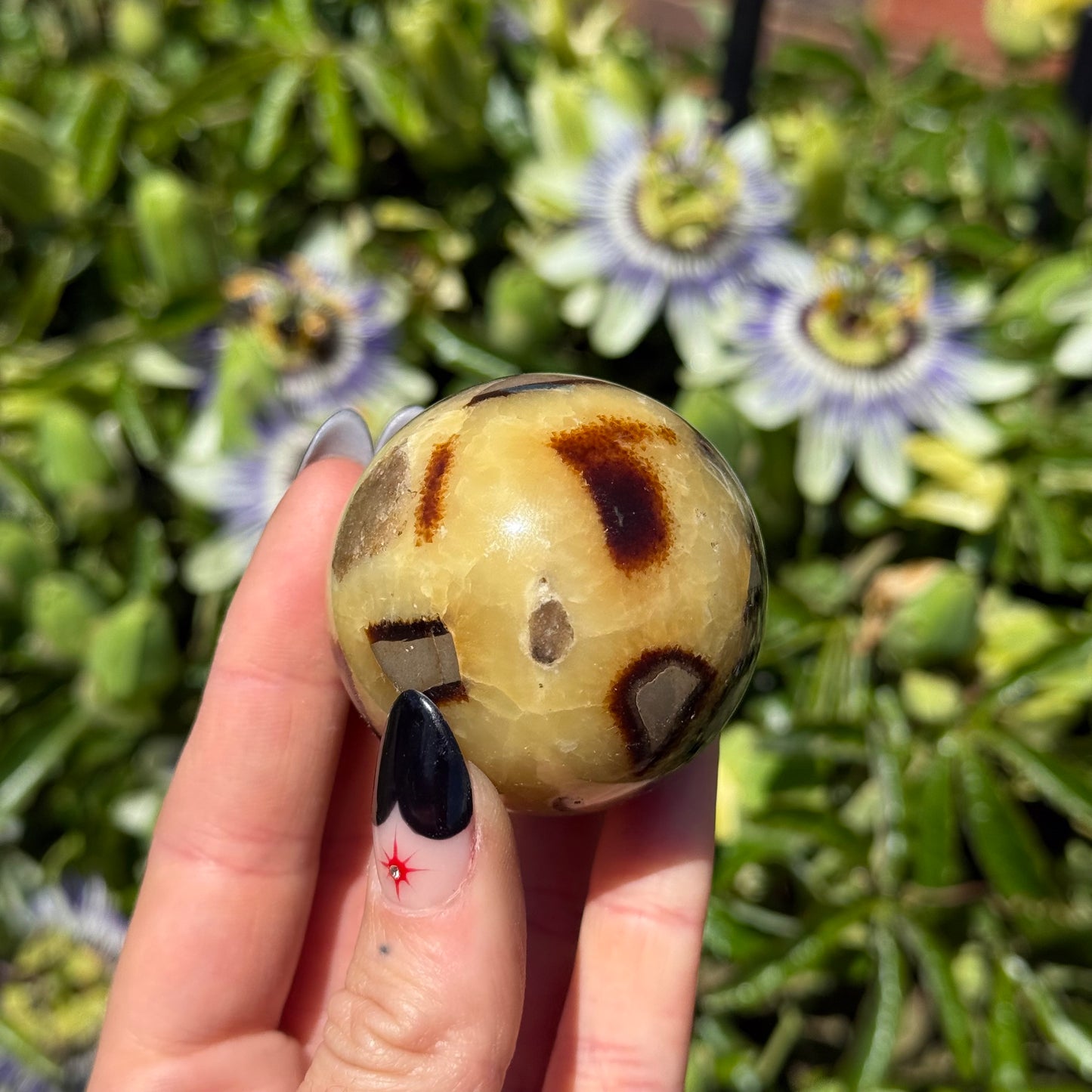 Septarian Calcite Sphere