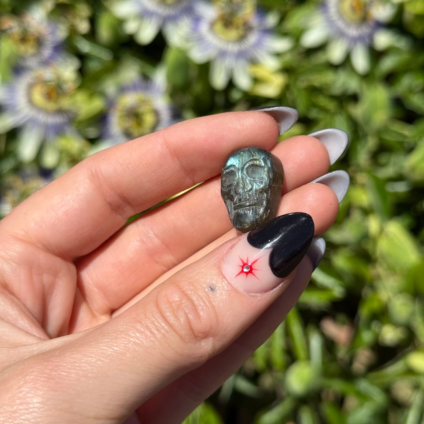 Labradorite Mini Skull