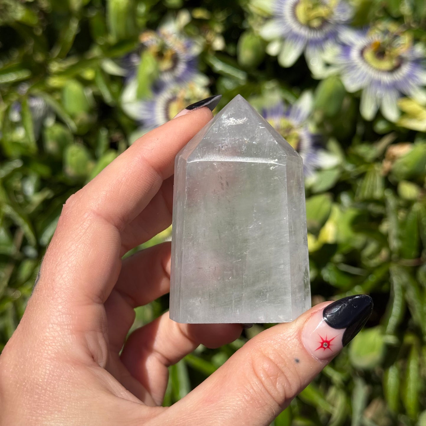 Clear Calcite Tower