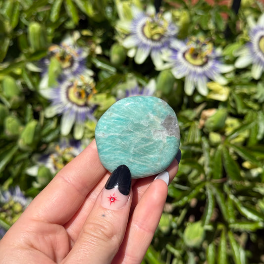 Amazonite Palm Stone
