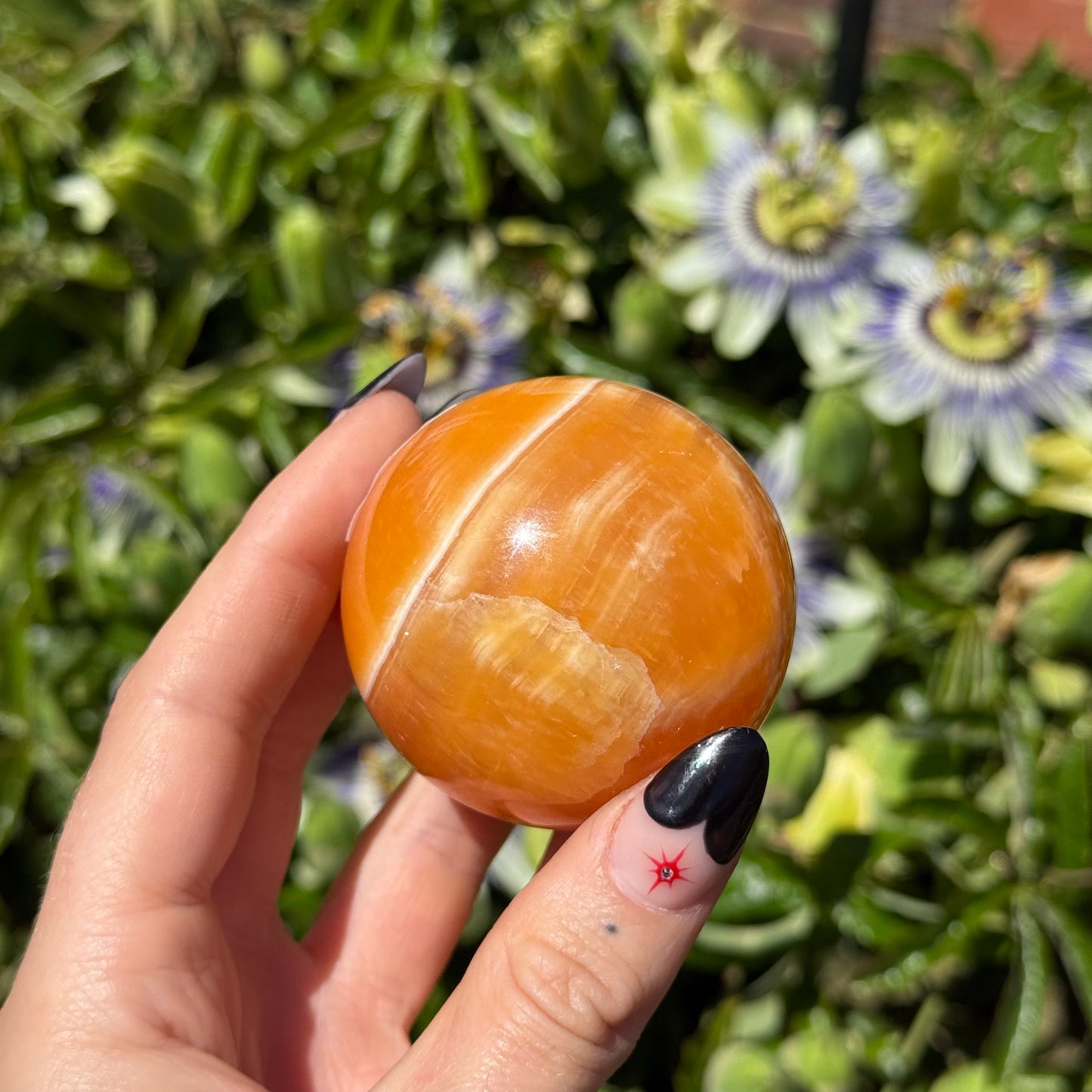 Orange Calcite Sphere