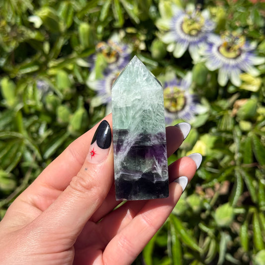 Fluorite With Scolecite