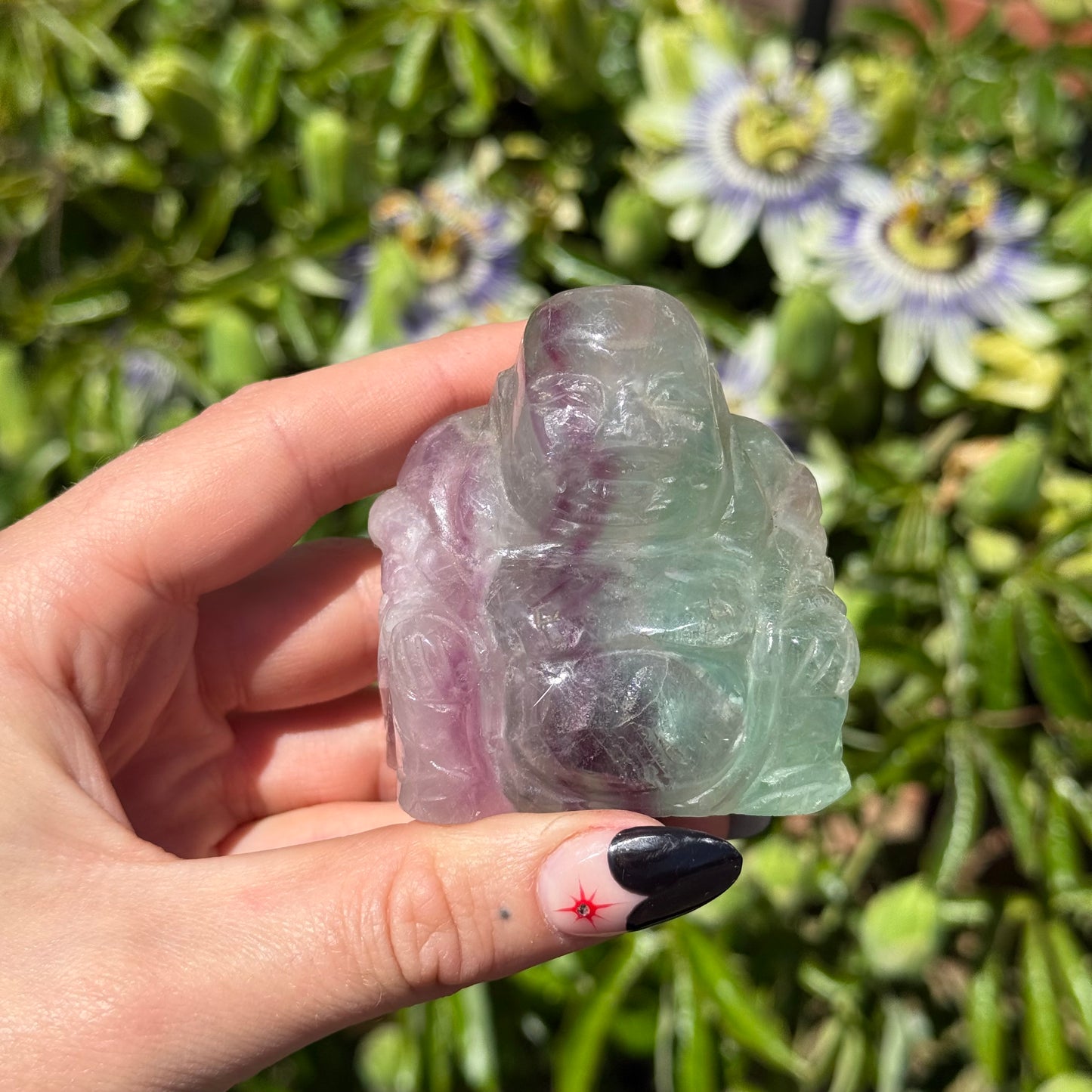 Fluorite Buddha