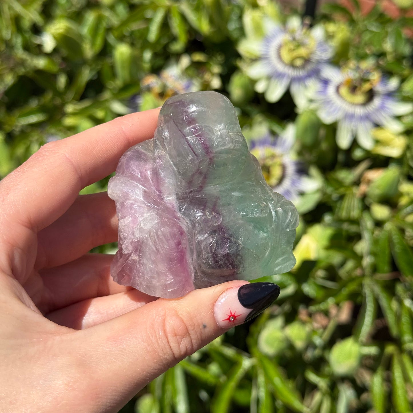 Fluorite Buddha