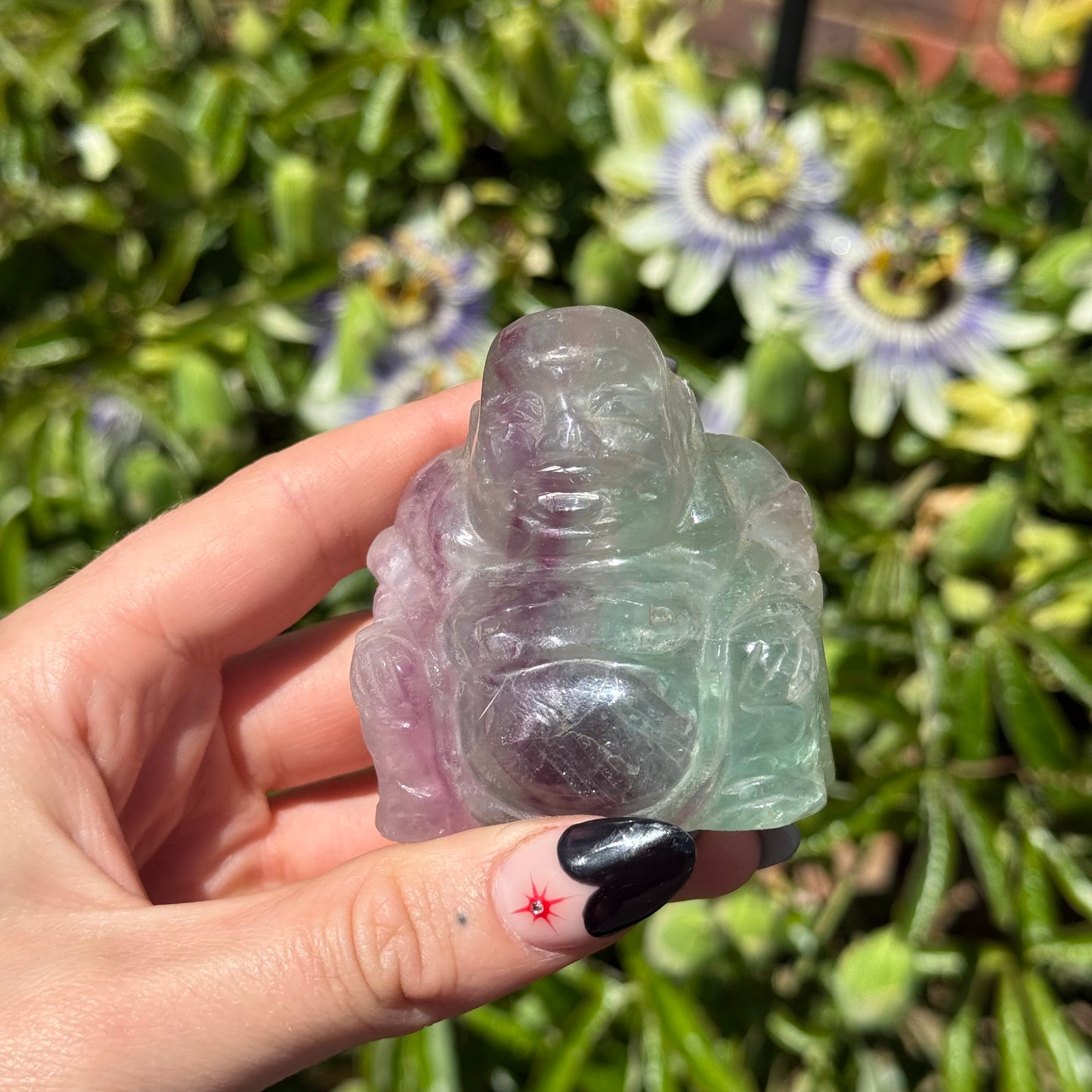 Fluorite Buddha