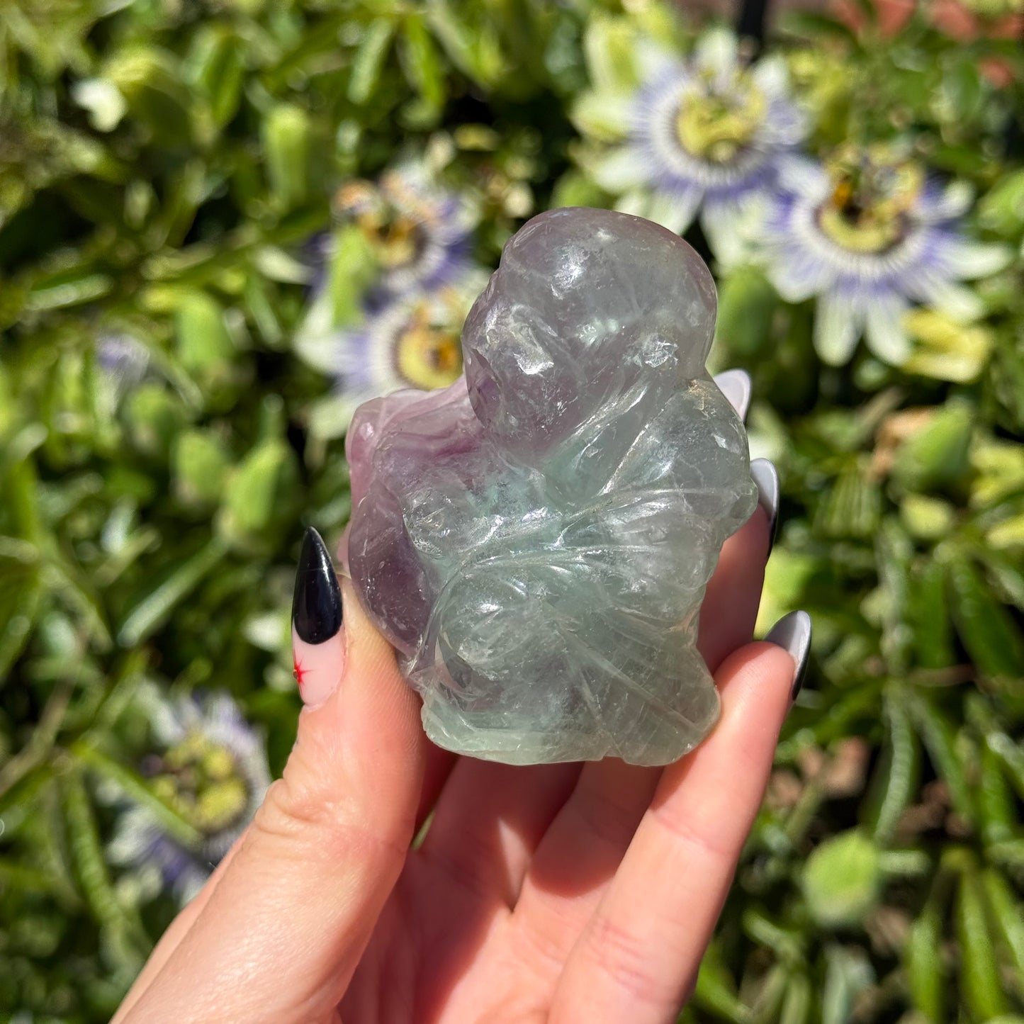 Fluorite Buddha