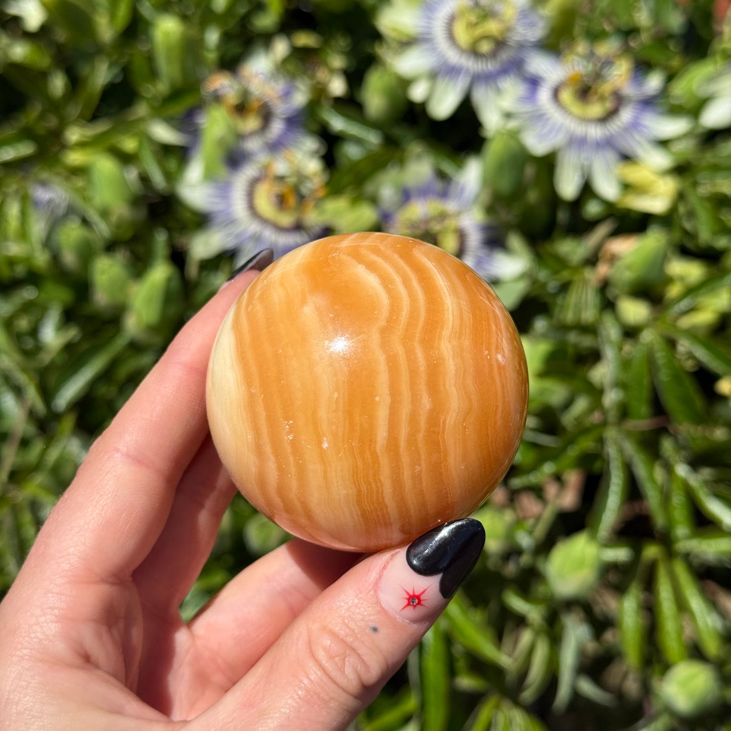 Orange Calcite Sphere