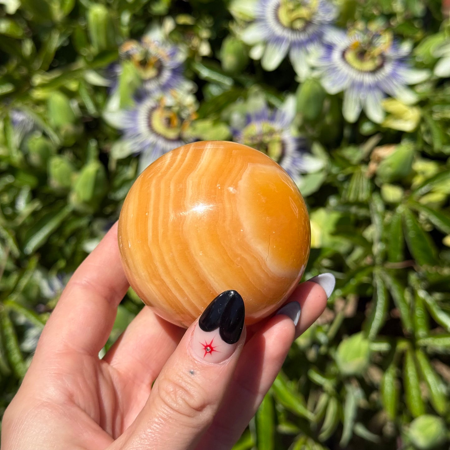 Orange Calcite Sphere