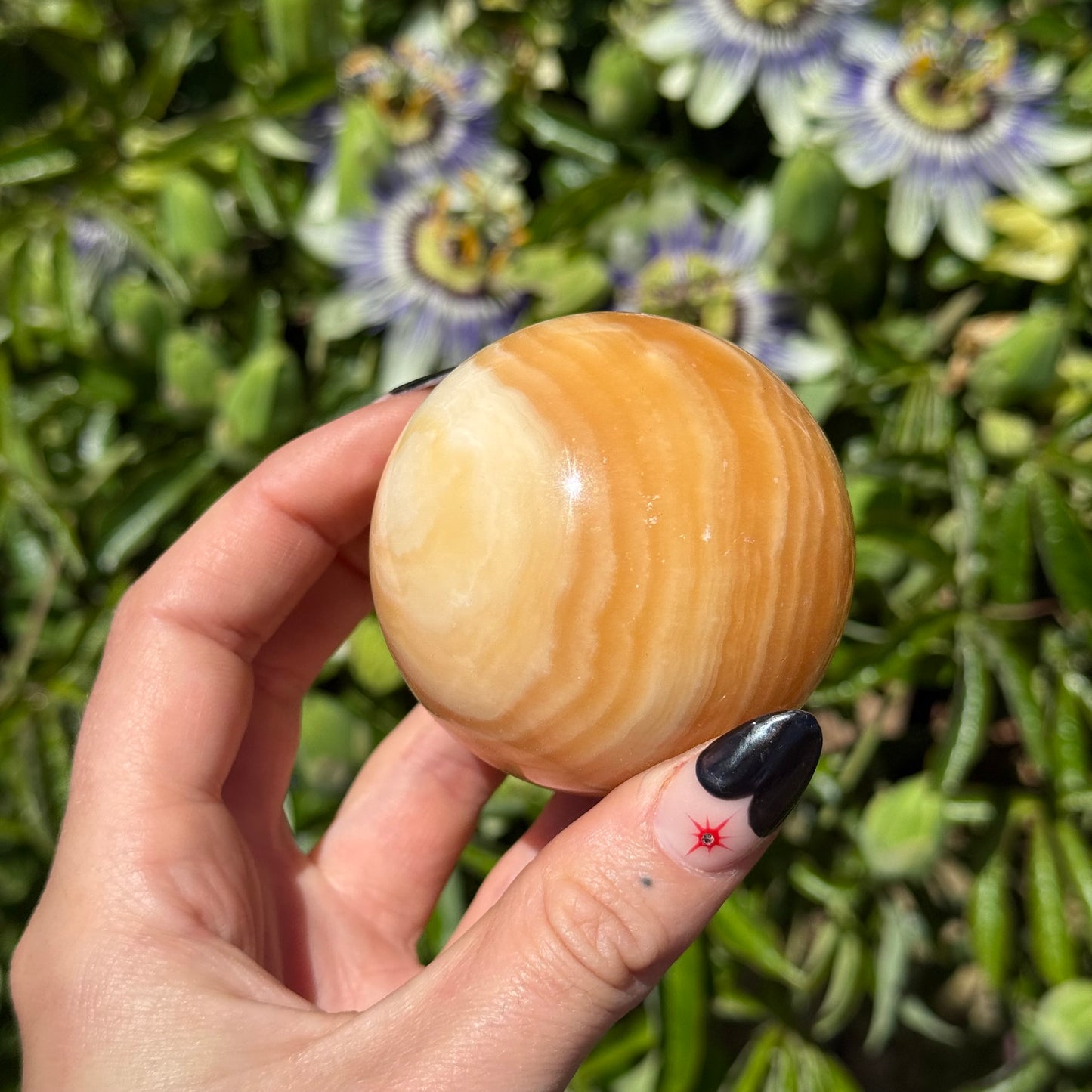 Orange Calcite Sphere