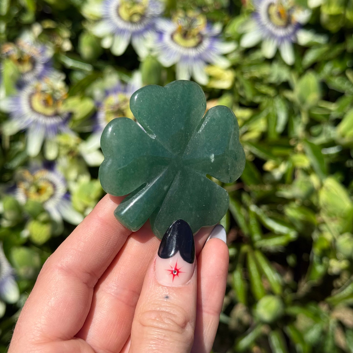 Green Aventurine Clover
