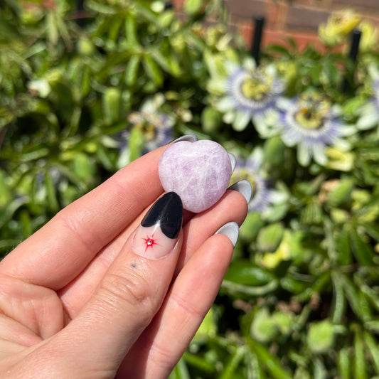 Kunzite Heart