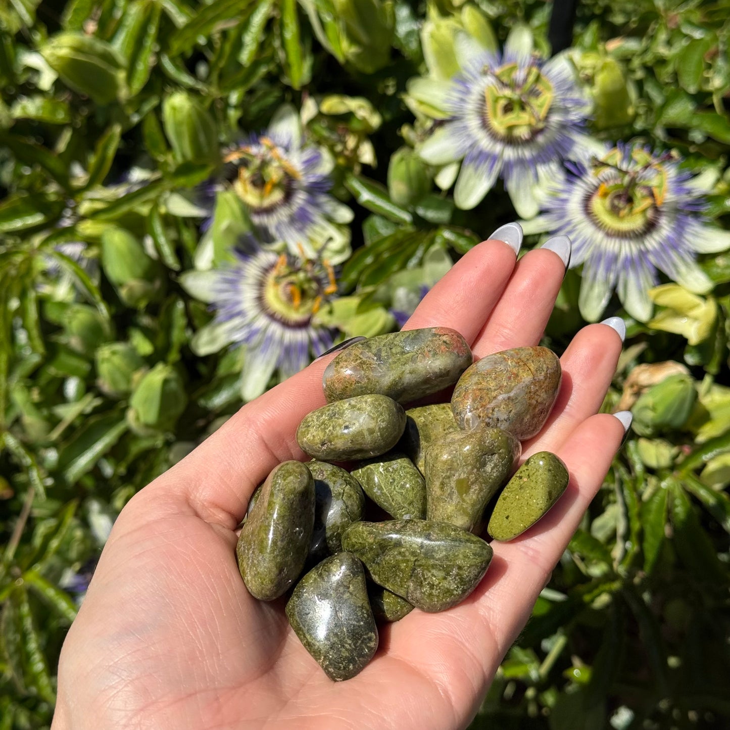 1pcs Tumbled Epidote