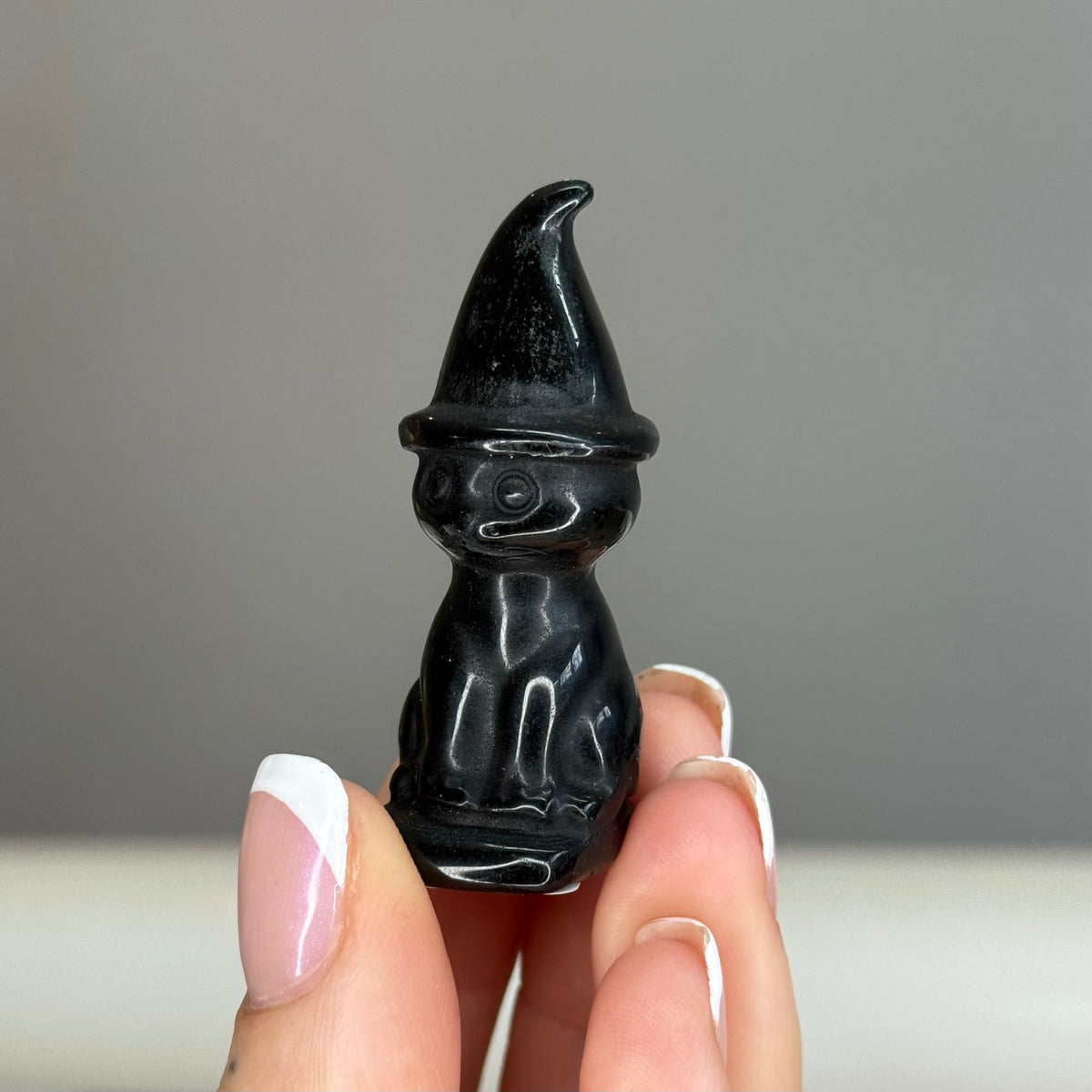 Spooky Obsidian Kitty