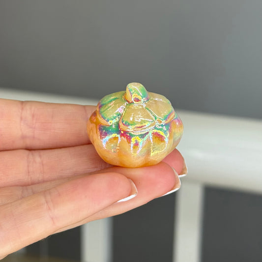 Aura Calcite Pumpkin