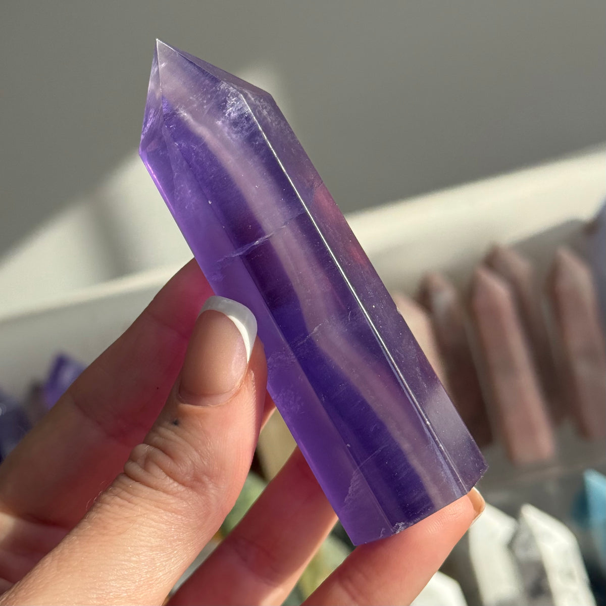Purple Fluorite Tower
