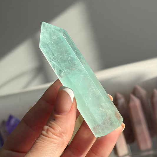 Green Fluorite Tower