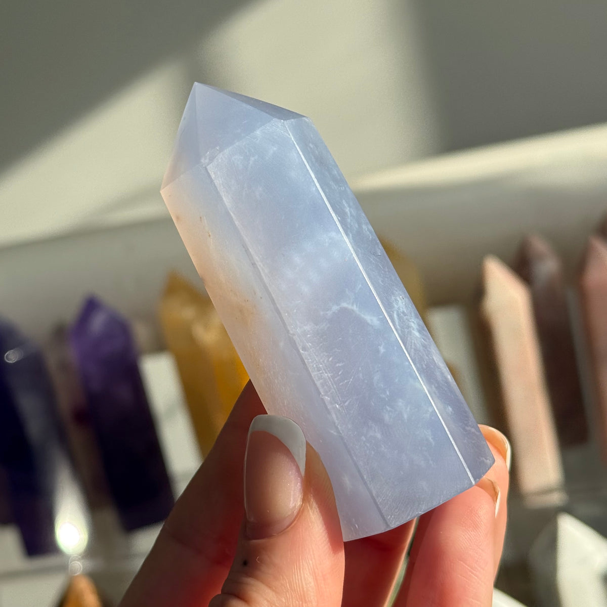 Blue Chalcedony Tower