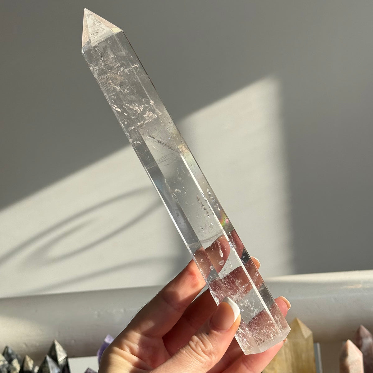 Clear Quartz Tower