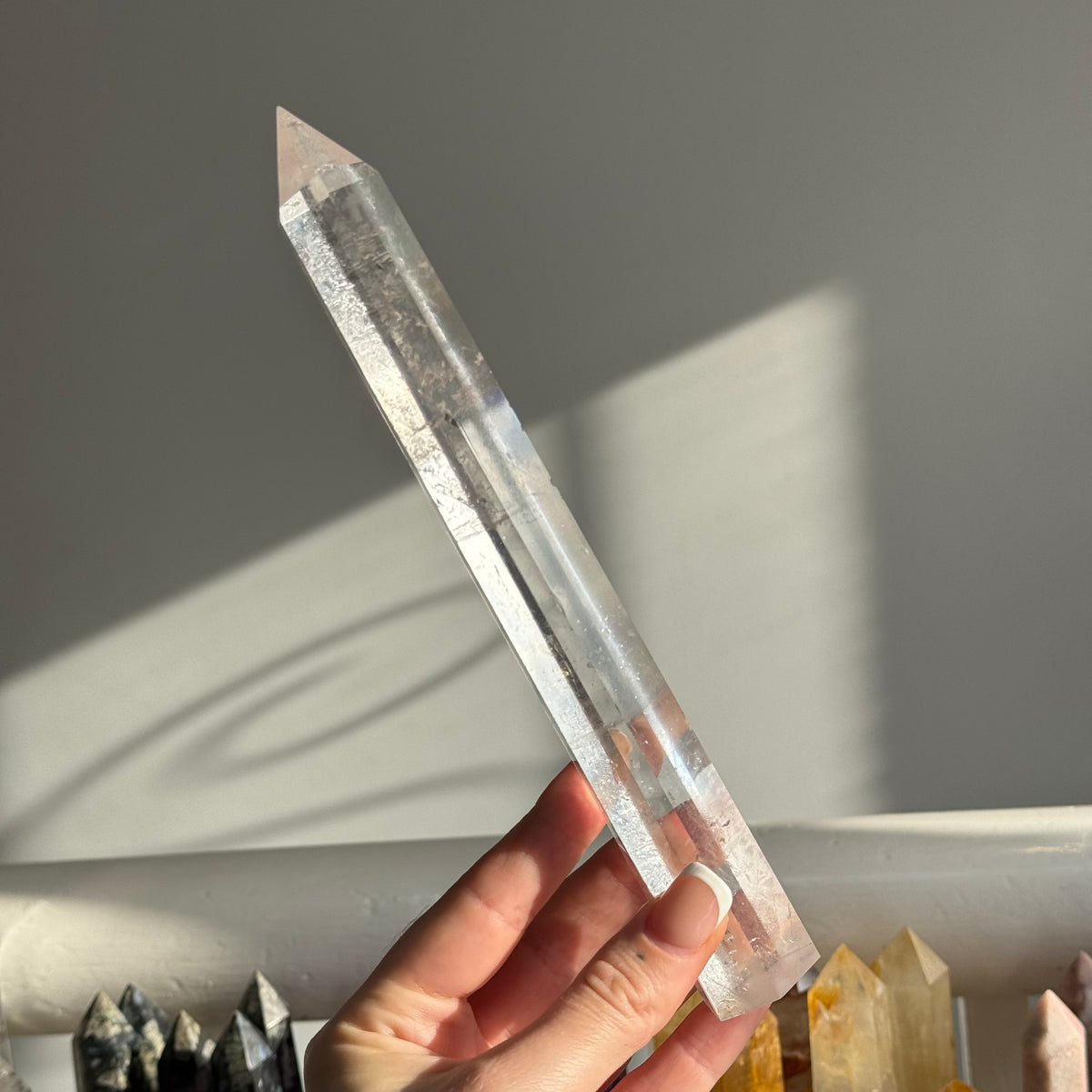 Clear Quartz Tower
