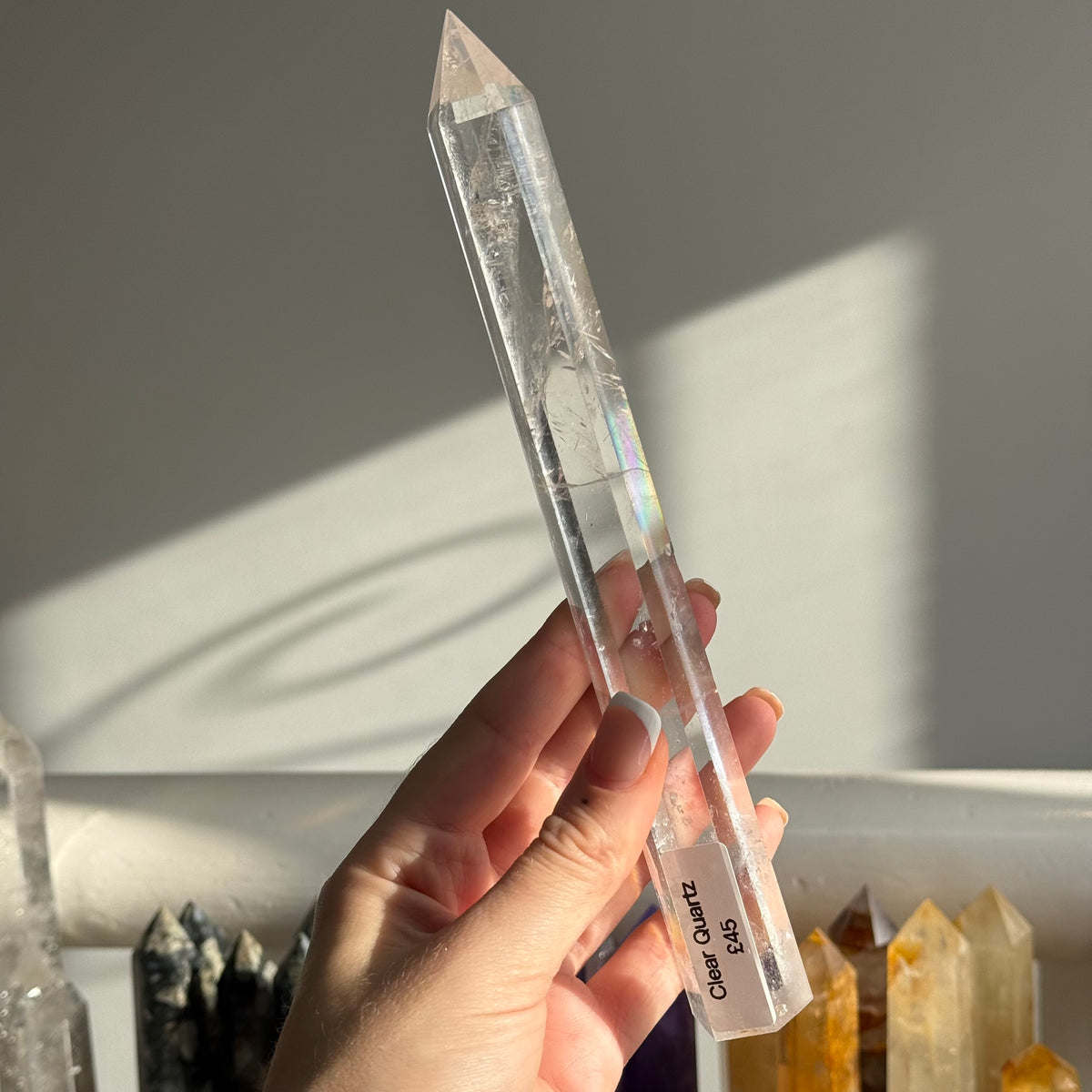 Clear Quartz Tower