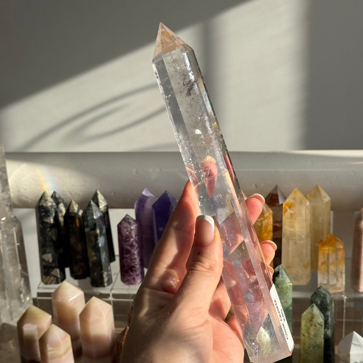 Clear Quartz Tower
