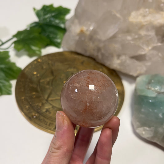 Fire Quartz Sphere