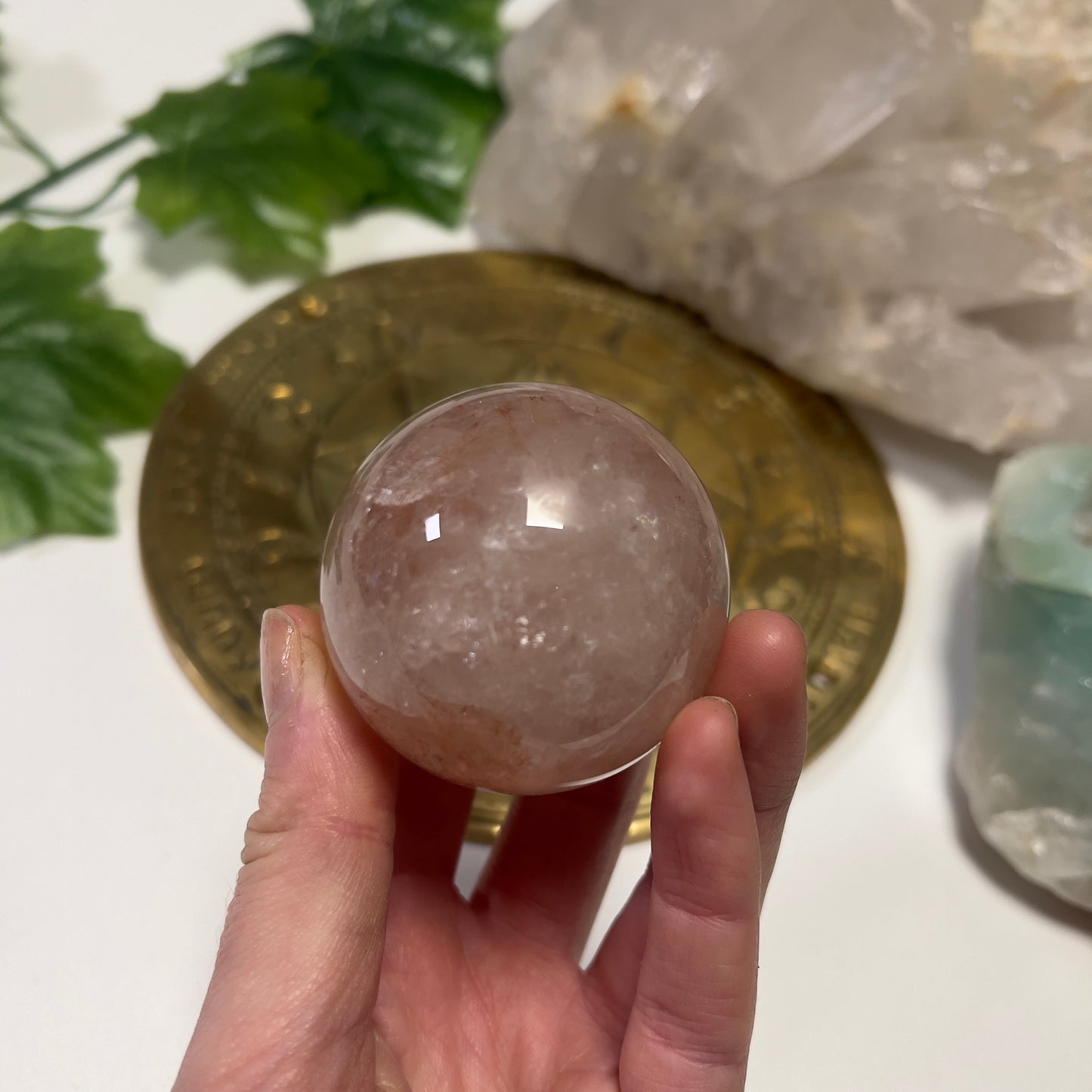 Fire Quartz Sphere