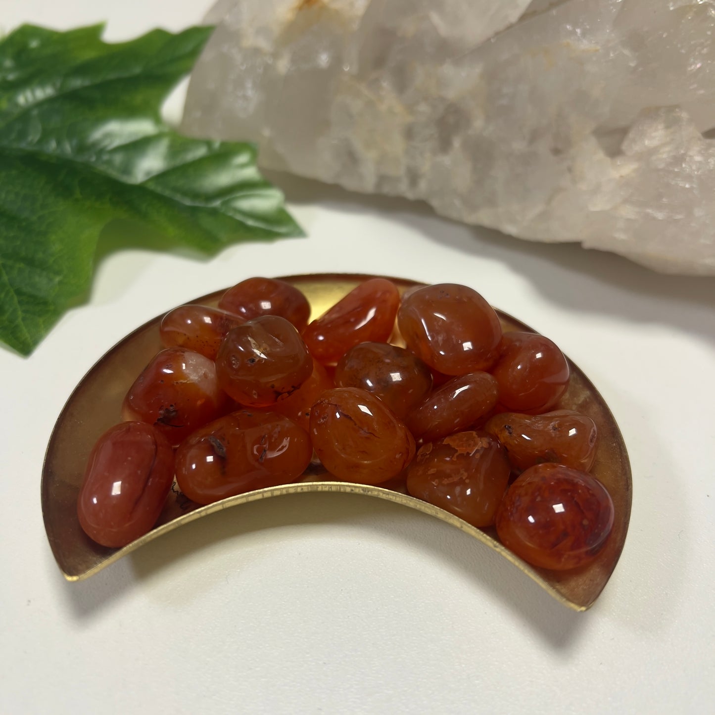 1pcs Carnelian Tumble