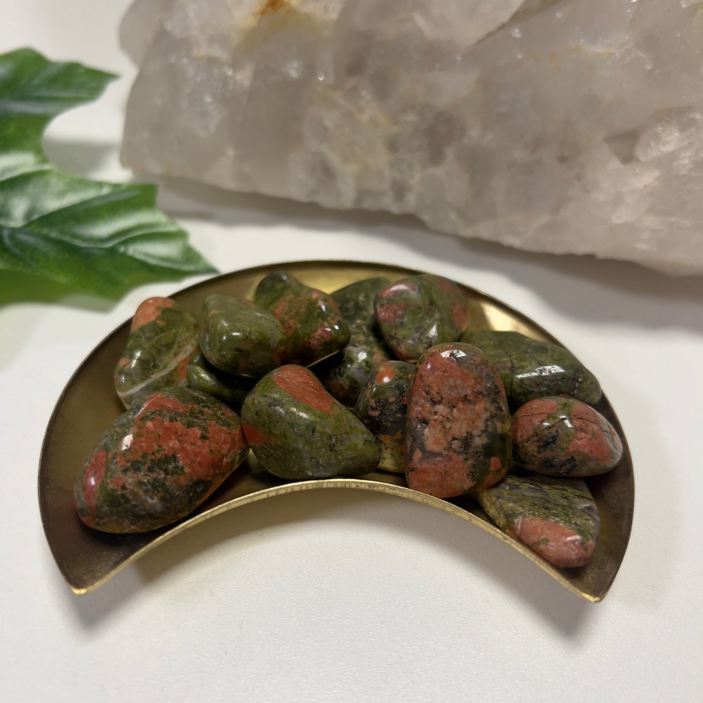 1pcs Unakite Tumble