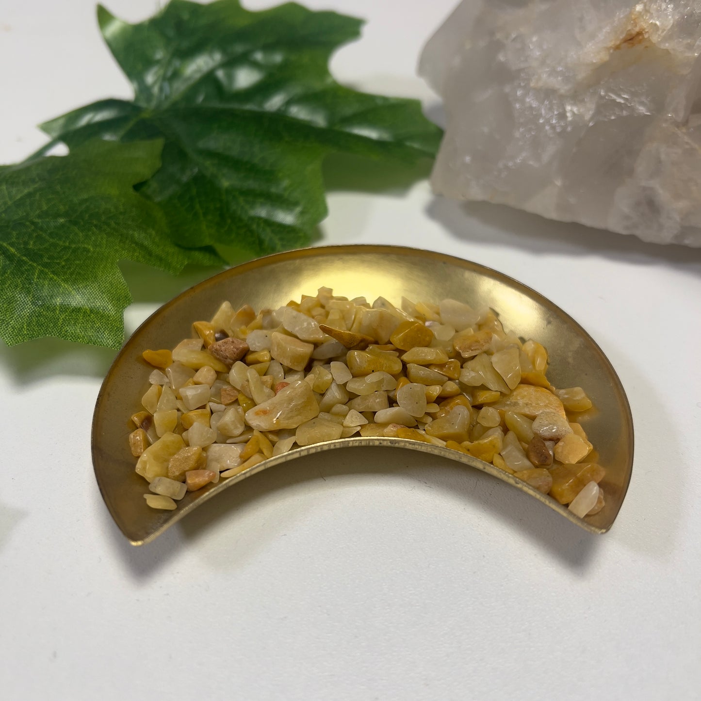 Yellow Jasper Chip Scoop