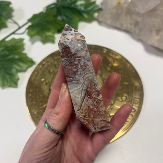 Crazy Lace Agate Tower