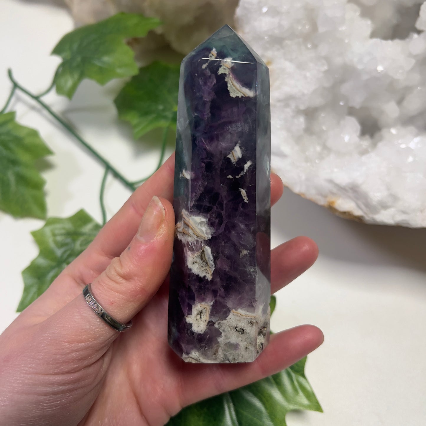 Feather Rainbow Fluorite